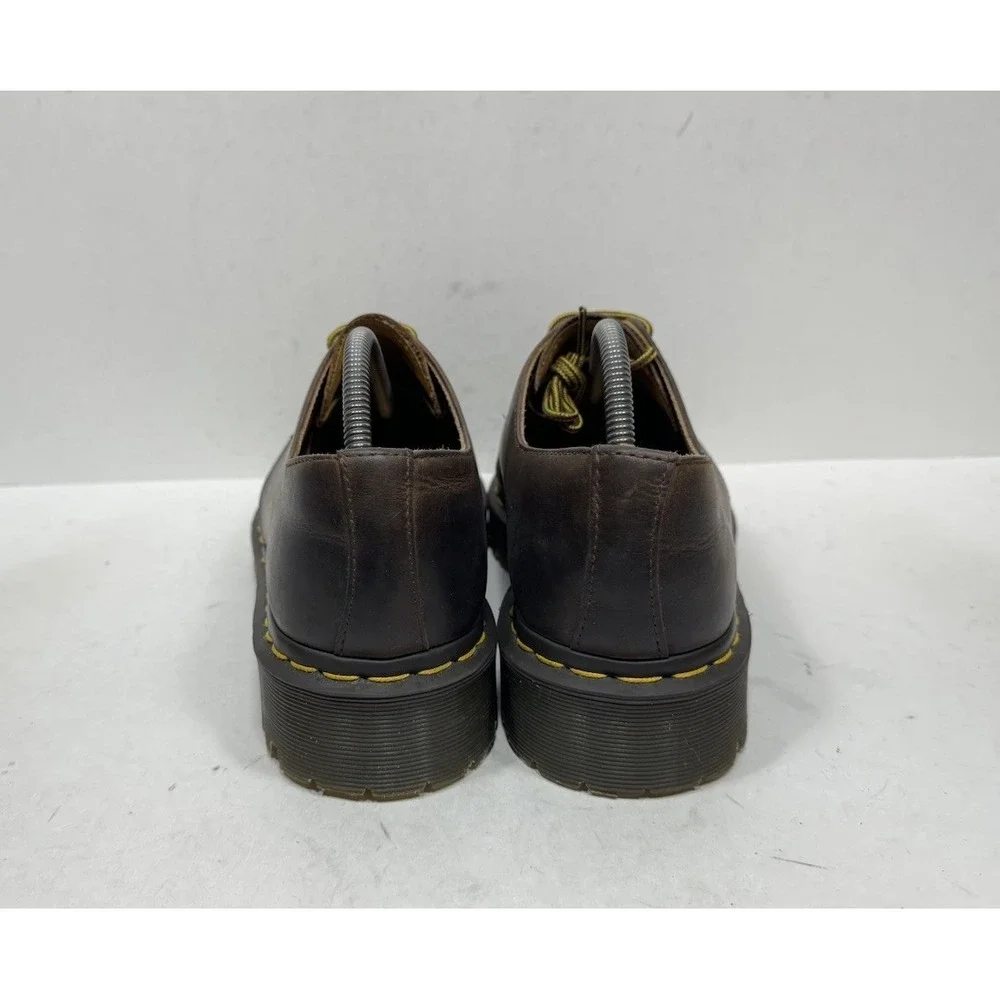 Dr. Martens 1461 Bex Brown Crazy Horse Leather Mens 10 Platform Oxford Shoes